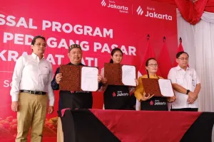 Bank Jakarta Bangun Akses Keuangan Pedagang Pasar Lewat Program Kredit Massal