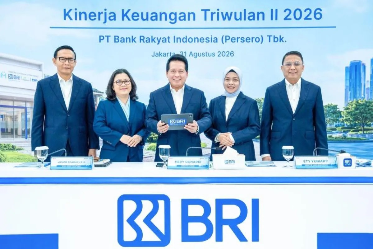 BRI Bukukan Laba Rp31,2 Triliun pada Triwulan II 2026