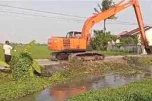 Normalisasi Saluran Sekunder Tambun di Karawang