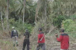 Patroli Pencegahan Karhutla di Sekitar Cagar Alam Pulau Larat