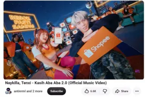 Hadirkan "Kasih Aba-Aba 2.0", Naykilla dan Tenxi Ramaikan Shopee 9.9 Super Shopping Day