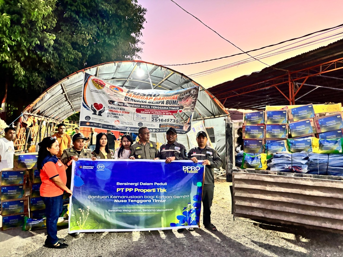 Wujud Solidaritas dan Empati, PPRO Hadir Bantu Masyarakat Terdampak Gempa NTT