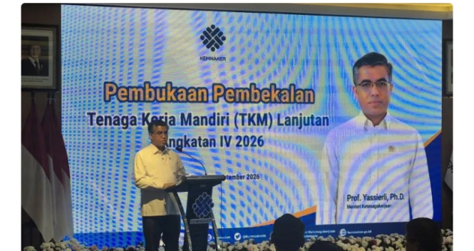 9.000 TKM Dapat Bantuan Usaha dan Pelatihan dari Kemnaker...