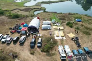 PMI Bangun Instalasi Olah Air Jadi Siap Minum dengan Bahan Baku Air Danau