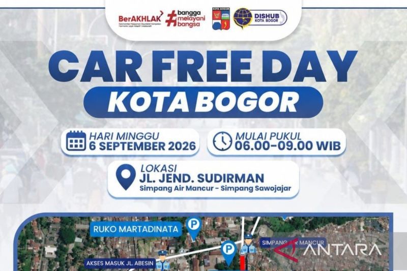 Mulai 6 September, CFD Kota Bogor Kembali Digelar 