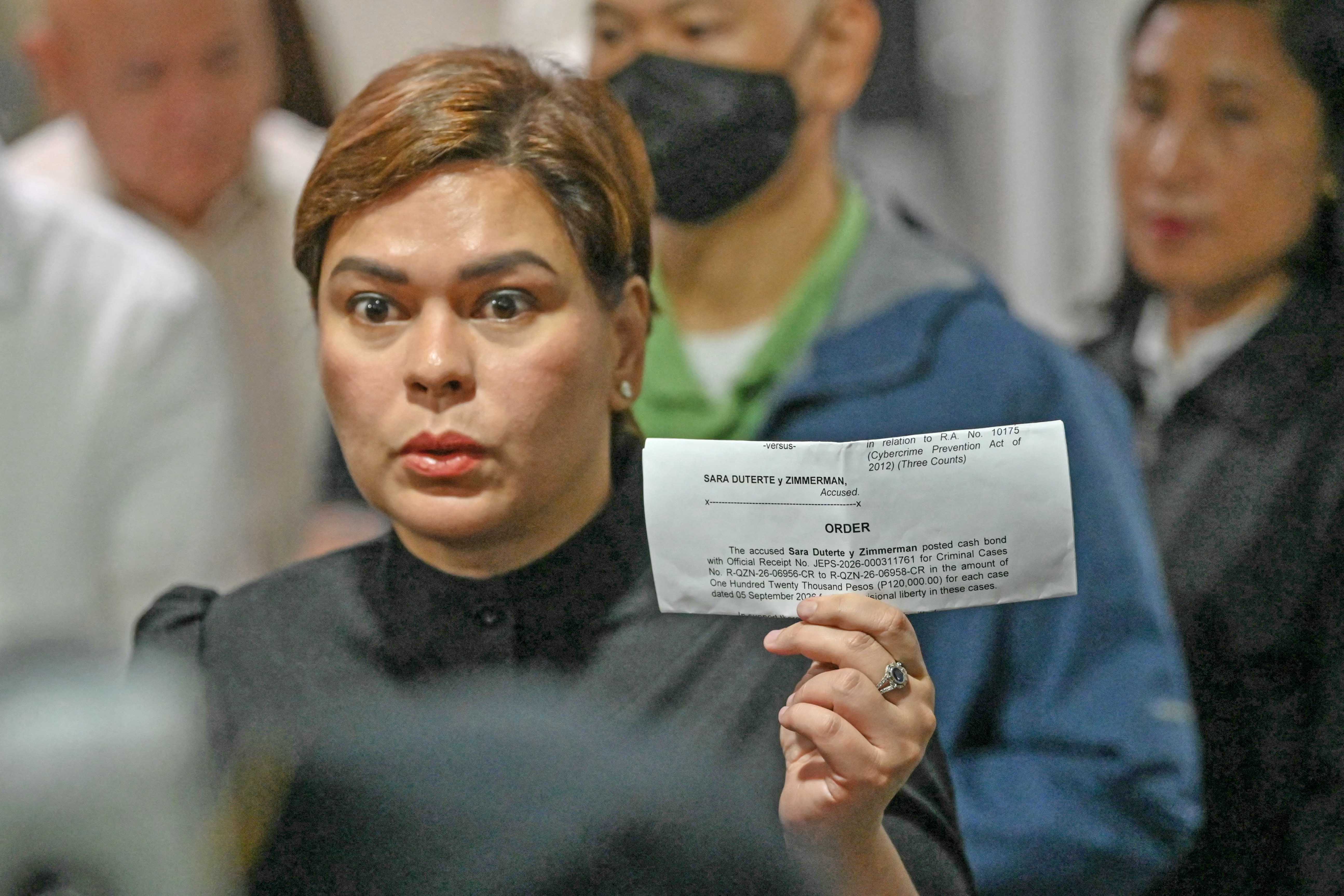 Wapres Sara Duterte Bayar Uang Jaminan