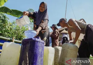 Bantuan 367.000 Liter Air Bersih  ke Warga Terdampak Kekeringan