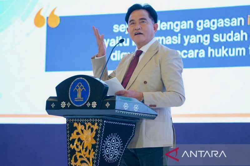 Menko Yusril Tegaskan Dirinya Bukan Penulis Buku "Islam a...