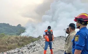 Seluruh Titik Api di TPA Galuga Bogor Berhasil Dipadamkan