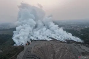 TPA Galuga Terbakar, Bupati Bogor: Sumber Api dari Lahan Pertanian di Sebelahnya