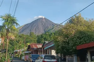 Warga Desa Kawahang dan Desa Batubulan Diajak Waspada Leleran Lava Karangetang