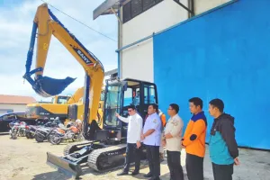 Aceh Tengah Dapat Ekskavator Mini Dukung Percepatan Penanganan Bencana