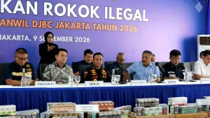 Bea Cukai Jakarta Amankan 10,7 Juta Batang Rokok Ilegal, Potensi Kerugian Negara Rp8,05 Miliar