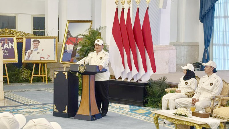 Janji Presiden Prabowo, Atlet Peraih Medali Emas Asian Ga...