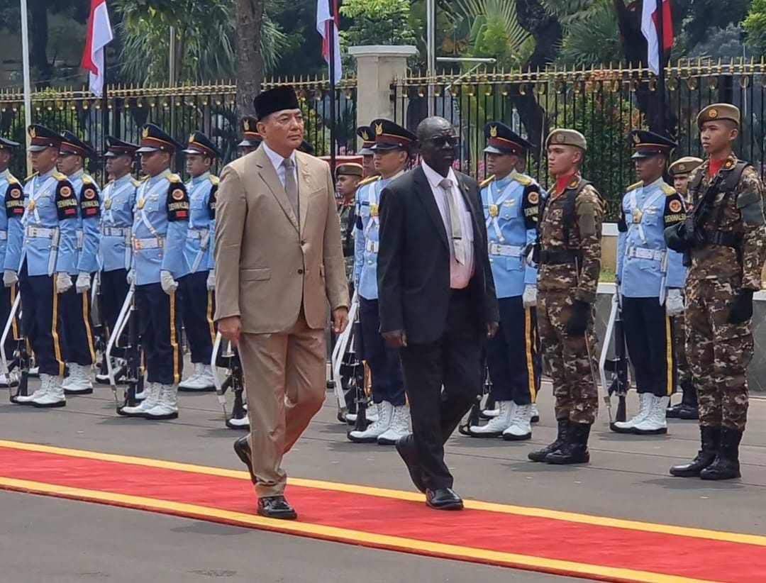 Menhan Sjafrie Sjamsoeddin Temui Menhan Sudan, Bahas Siny...