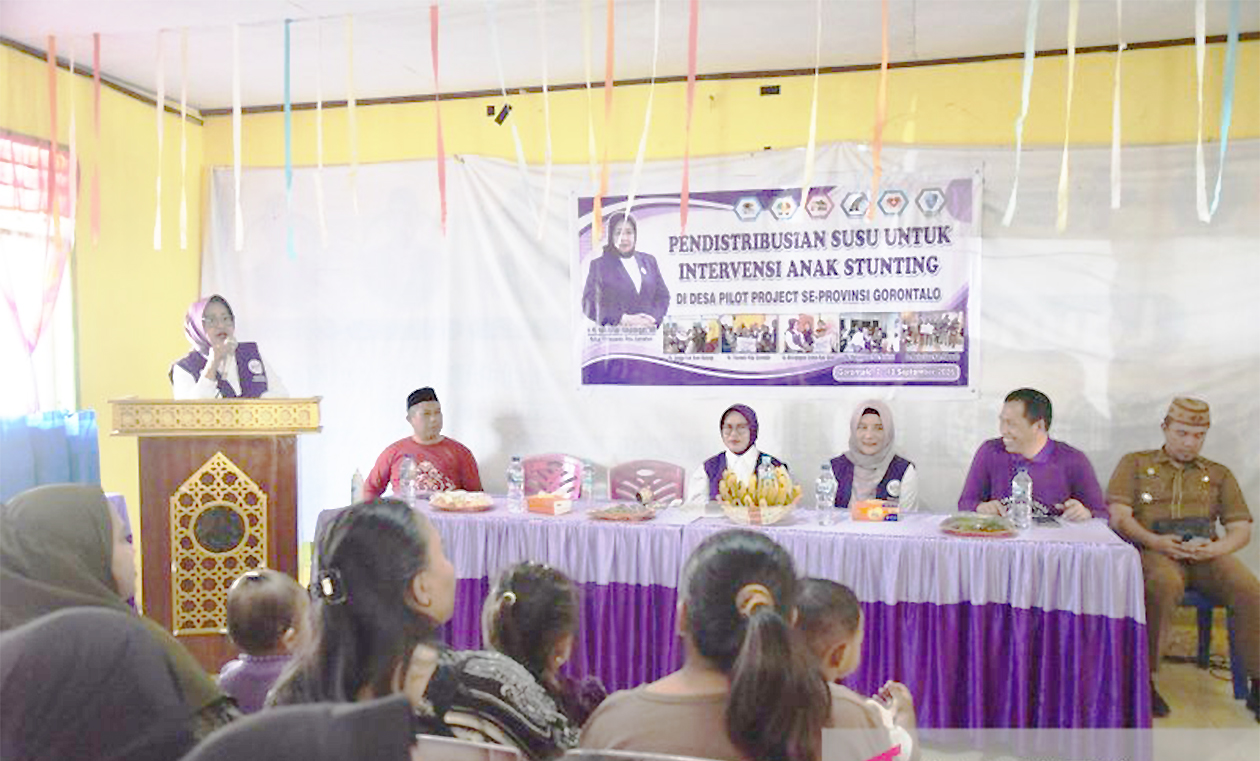 Target Nol Stunting, TP Posyandu Gorontalo Dobrak Desa Tabumela Pakai Jurus Ini