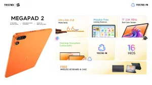 Tecno Hadirkan Megapad 2 dan Megapad SE 2, Tablet AI untuk Produktivitas dan Belajar
