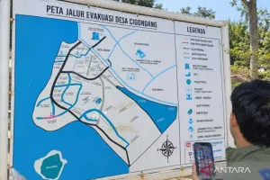 BNPB Petakan Kesiapsiagaan Bahaya Tsunami di Sepanjang Pesisir Banten