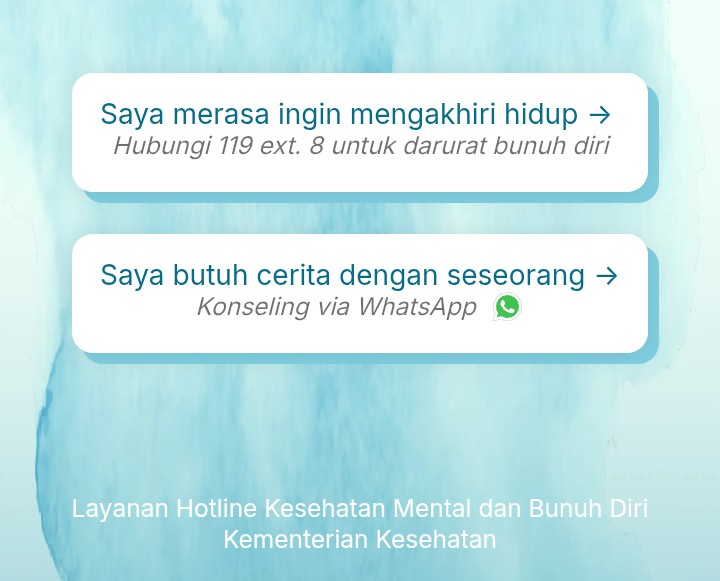 Ingin Bunuh Diri, Hubungi Healing119