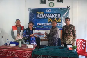 Peduli Korban Gempa Flores, Kemnaker Salurkan Bantuan bagi Warga Terdampak.