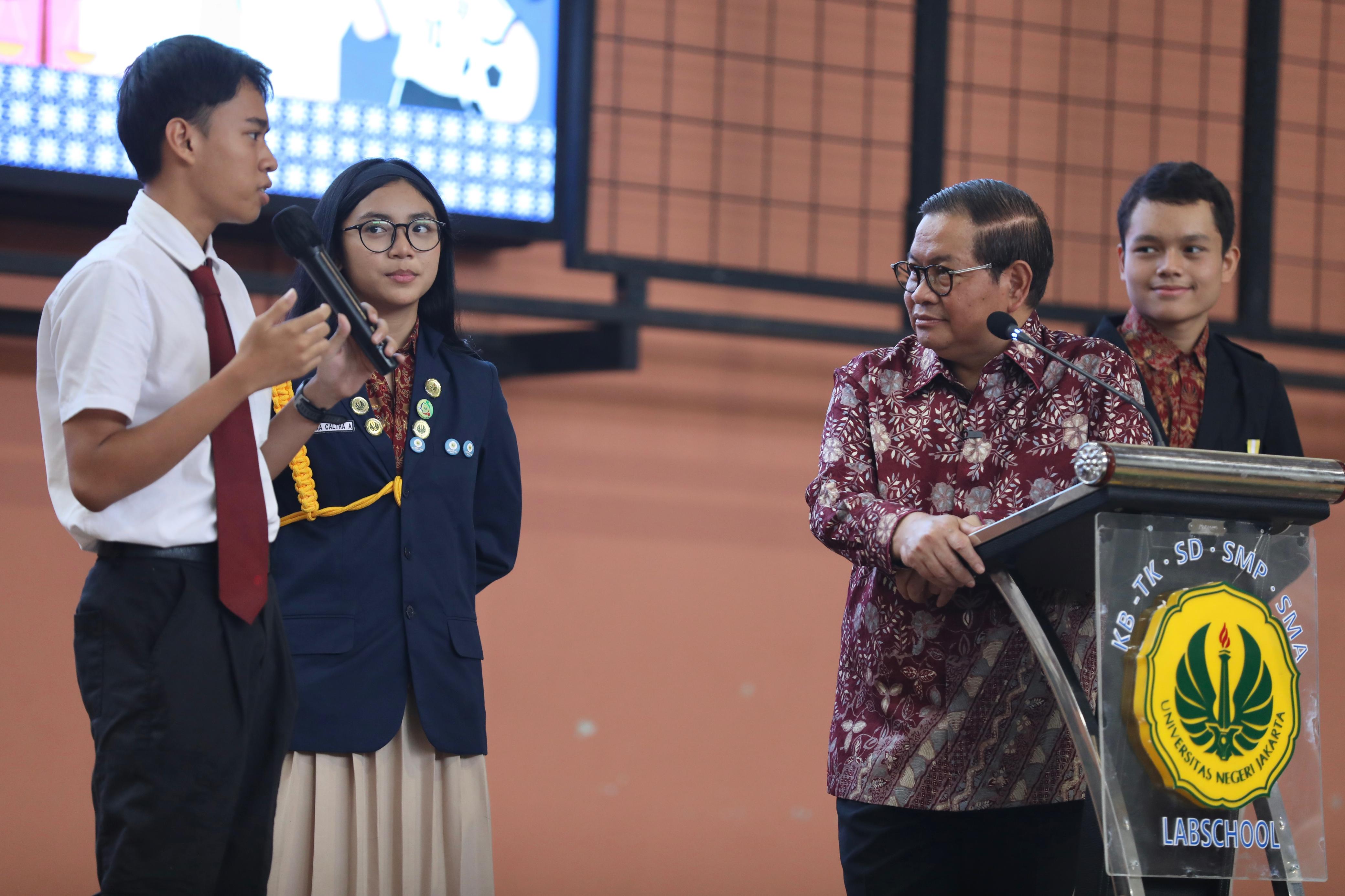 Pramono Motivasi Siswa Labschool Kebayoran Siapkan Diri Jadi Pemimpin Masa Depan