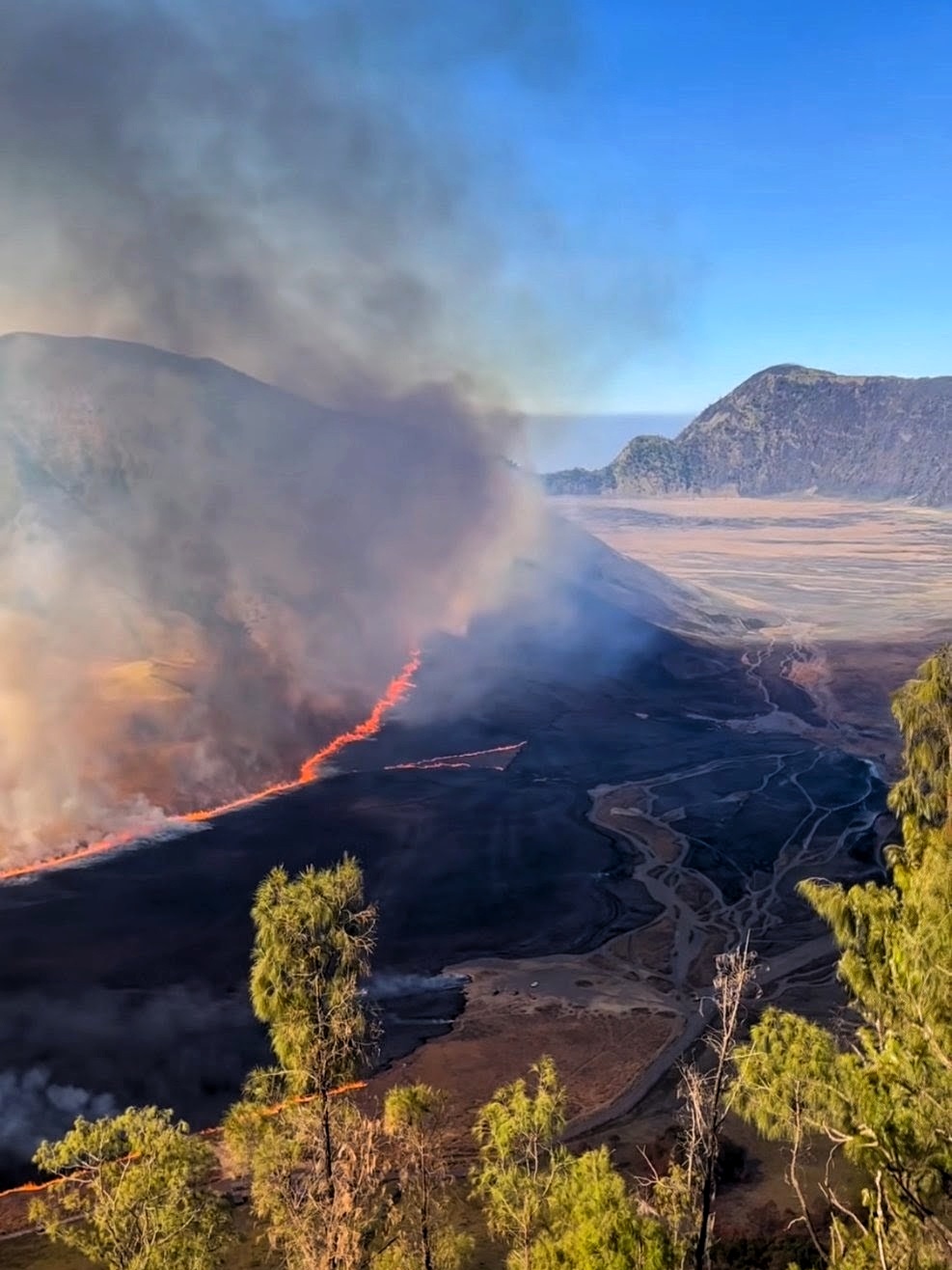 Kebakaran Meluas, Wisata Gunung Bromo Ditutup Total