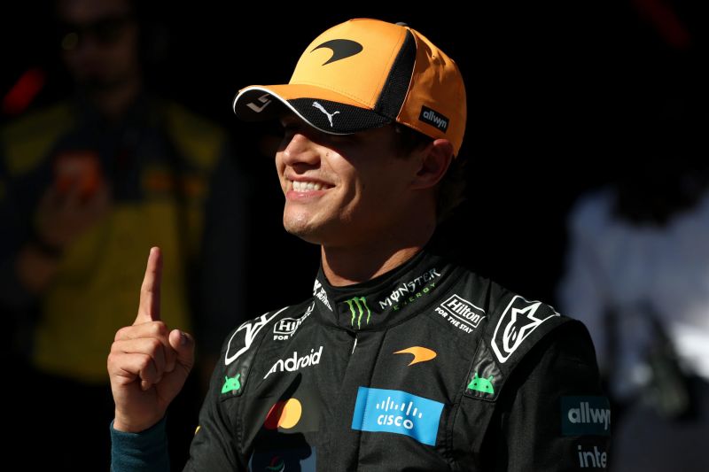 Lando Norris Menggila! Pole Position GP Spanyol Direbut Dramatis di Putaran Terakhir