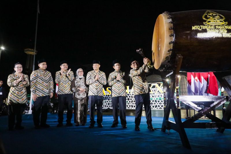 MTQ Nasional Resmi Dibuka di Semarang, Dihadiri 14 Gubernur dan 7 Wagub 