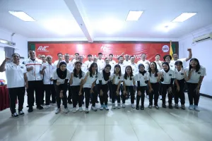 PP. PBVSI Lepas Timnas Voli Pantai Putra dan Voli Putri Indoor ke Asian Games 2026