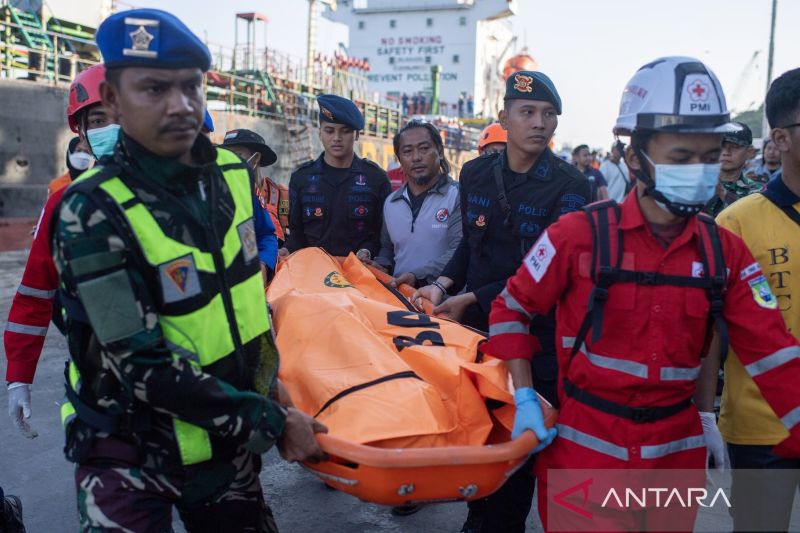 Kecelakaan KM Virgo Transport 8, Satu Jasad Korban Tiba di Banjarmasin