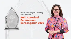 Komitmen Hadirkan Diversity, Equity & Inclusion, Direktur Keuangan & Strategi Bank Jakarta Raih Apresiasi Perempuan Berpengaruh 2026