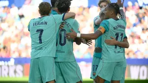 La Liga Spanyol: Lamine Yamal Borong Dua Gol, Barcelona Susah Payah Taklukkan Levante