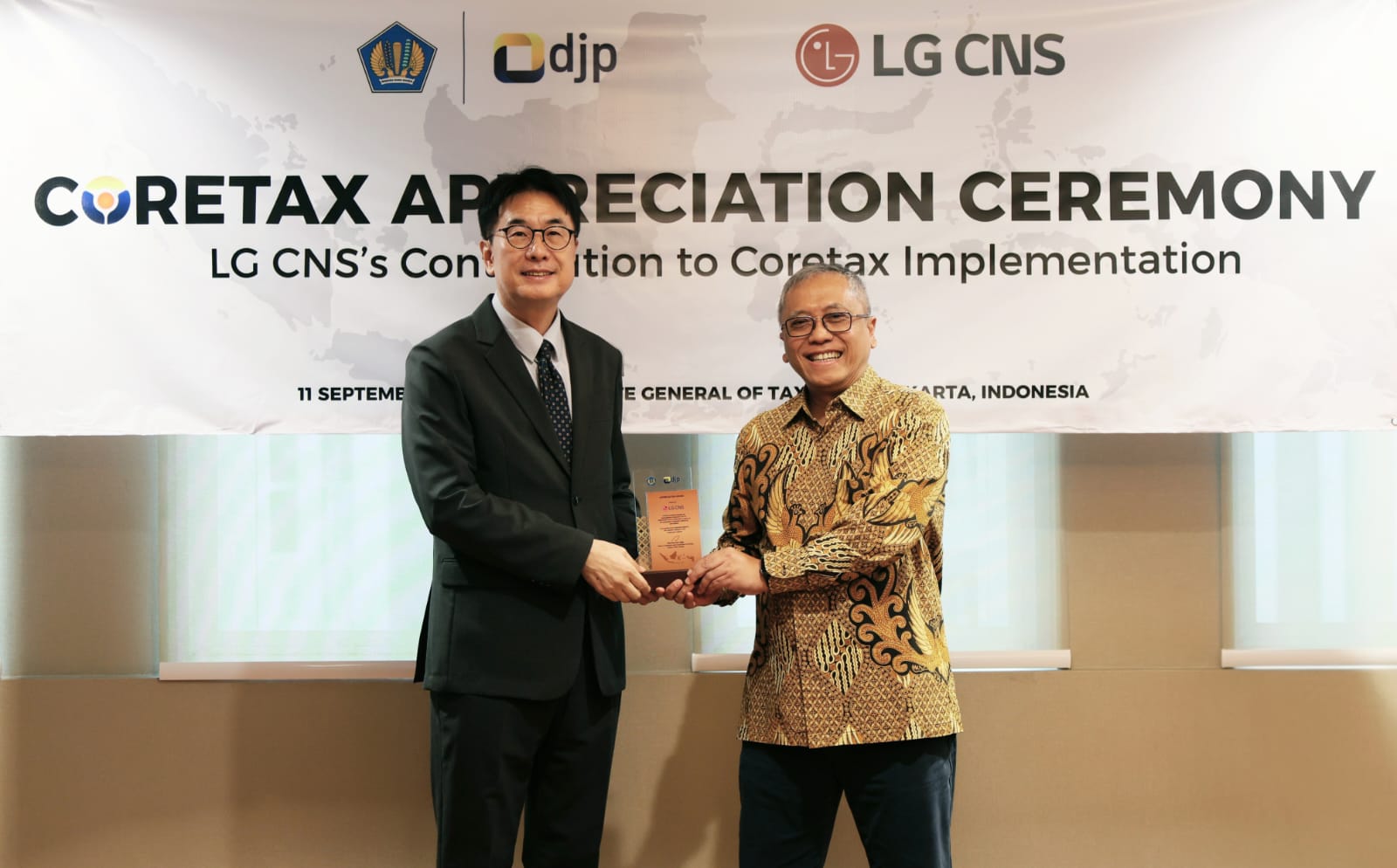LG CNS Raih Penghargaan DJP atas Kontribusi dalam Implementasi Coretax