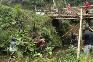 Pembangunan Lima Jembatan Perintis Garuda di Rejang Lebong