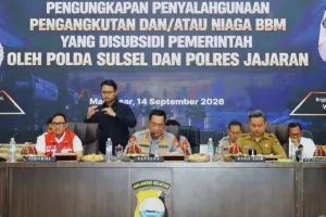 Polda Sulsel Bongkar Penyalahgunaan BBM Subsidi