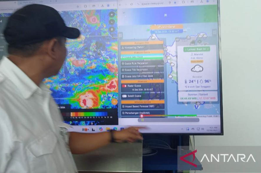 Potensi Hujan dan Angin Kencang Disejumlah Wilayah di Sulsel