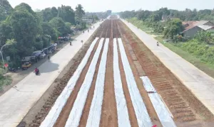 TNI dan Pemkab Bogor Genjot Pengelolaan Lahan Pertanian di Median Jalan Bomang