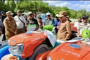 Antisipasi Kekeringan, Pemkab Konawe Selatan Salurkan 70 Pompa Air ke Petani 