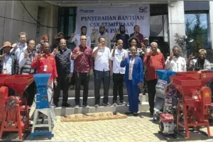 Dapat Bantuan Bank Papua, Pemkab Lanny Jaya Minta Petani Kopi Manfaatkan secara Optimal