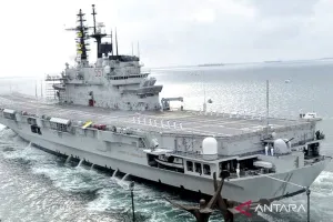 Kapal Induk Giuseppe Garibaldi Bakal Ikut Sailing Pass HUT ke-81 TNI di Jakarta