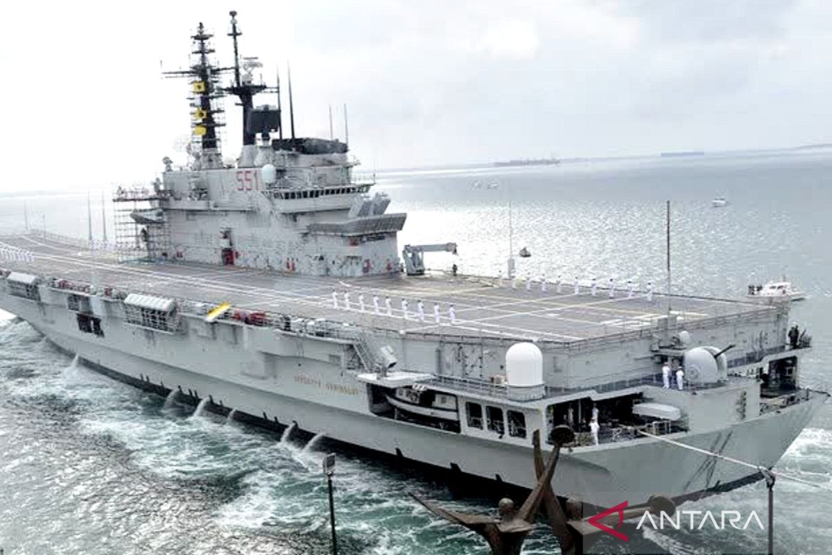 Kapal Induk Giuseppe Garibaldi Bakal Ikut Sailing Pass HU...
