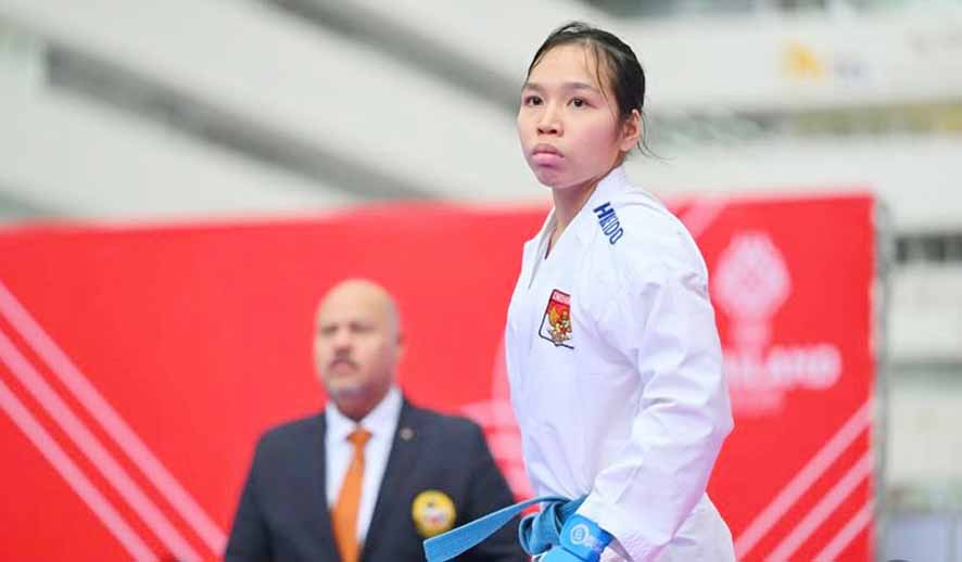 Optimisme Raih Emas Disuarakan Karateka Leica