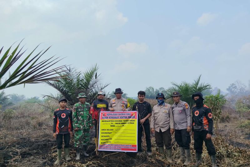 Polres Bengkalis Tetapkan Tersangka Kasus Dugaan Perambahan Hutan untuk Perkebunan Sawit.