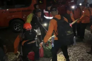 Tim SAR Gabungan Berhasil Evakuasi Pendaki WNA Gunung Rinjani dengan Selamat