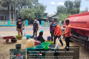 Beberapa Lokasi Kekeringan, Pemprov Sulawesi Selatan Salurkan Air Bersih