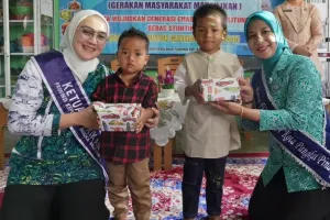DKP Babel Bagikan 120 Paket Olahan Ikan untuk Cegah Stunting.
