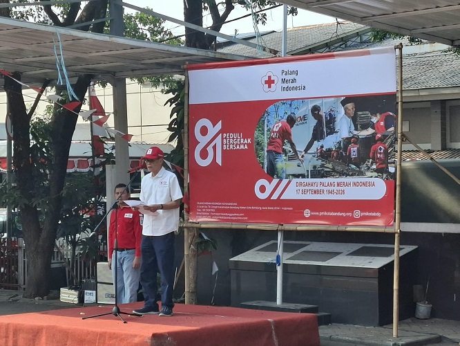 Kota Bandung Gaungkan Semangat Peduli saat HUT ke-81 PMI  