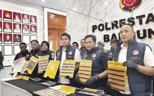 Polrestabes Bandung Bongkar Labolatorium Peracik Liquid Vape Narkotika