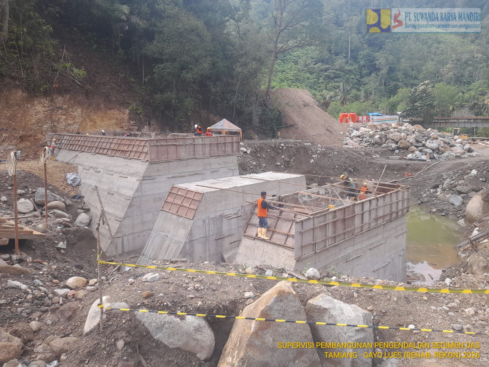  KemenPU Bangun Pengendali Sedimen di DAS Tamiang, Target Kelar Desember 2026