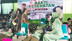 Bakti Kesehatan TNI Bantu Pengobatan Gratis Bagi Warga Nabire